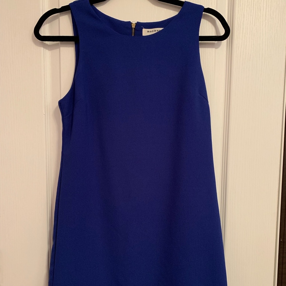 Bright Blue A-line Dress